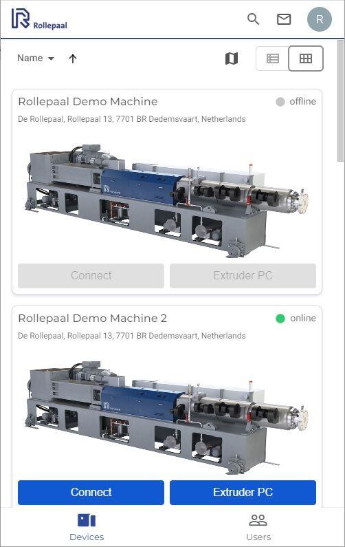 Machine list