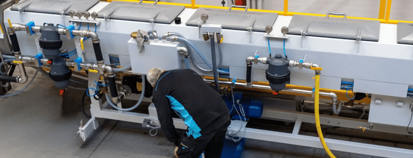 Rollepaal cooling unit