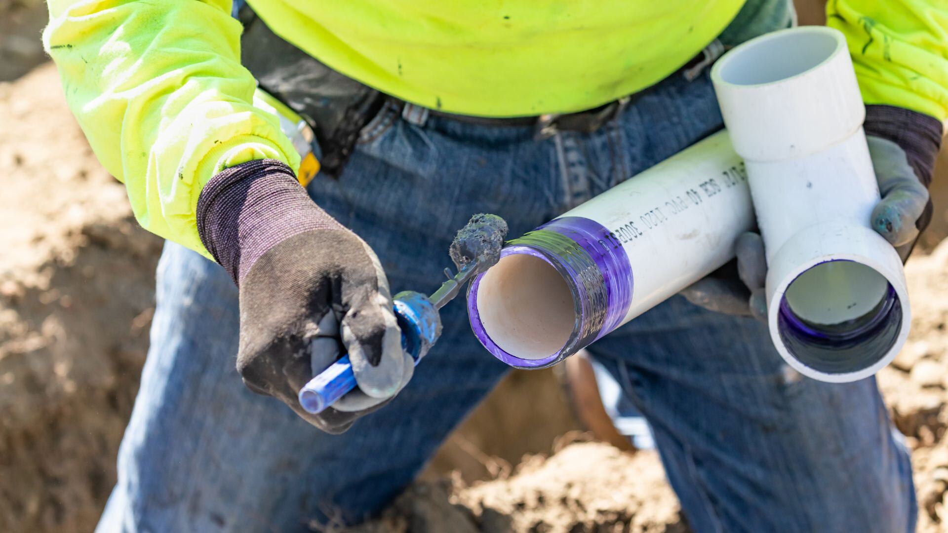 Water pipe installation