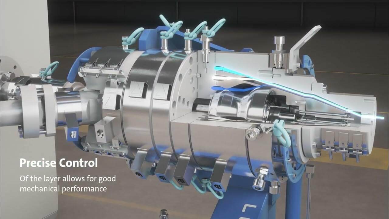 Check out the new introductory video of Rollepaal Multi-layer pipe extrusion line